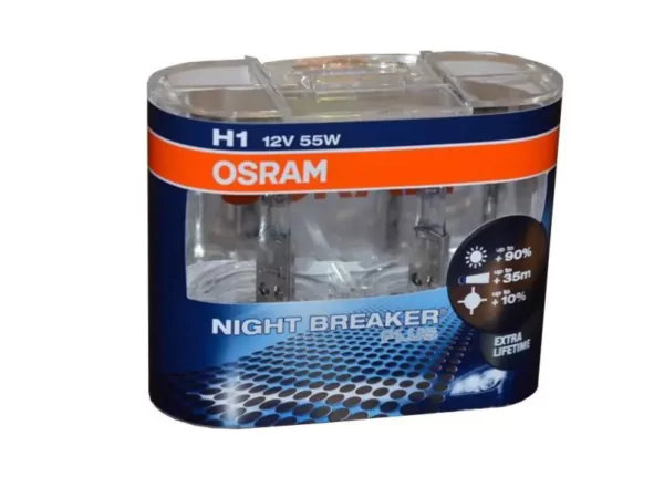 Лампа Osram Night Breaker Plus H1 55W+30%