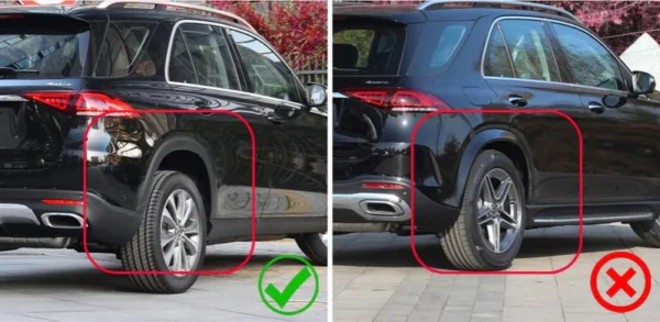 Бризговики для Mercedes GLE W167 (без підножок) - Зображення 2