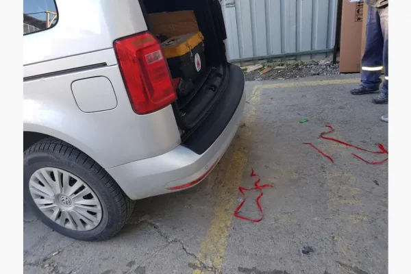 Накладка на задній бампер EuroCap Volkswagen Caddy 2015-2019