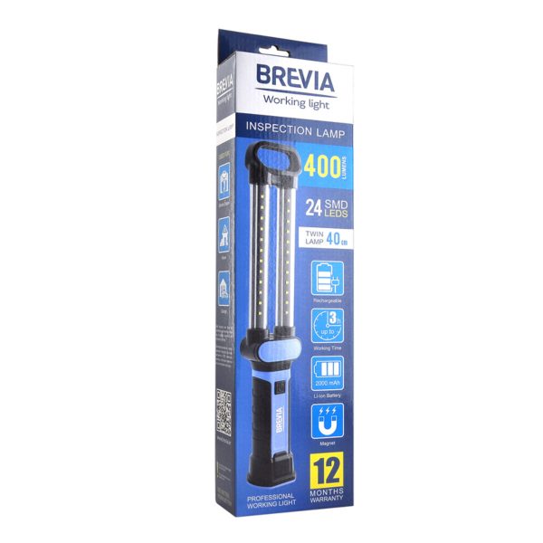 Ліхтар інспекційний Brevia LED 24SMD 40см 400lm 2000mAh microUSB - Зображення 6