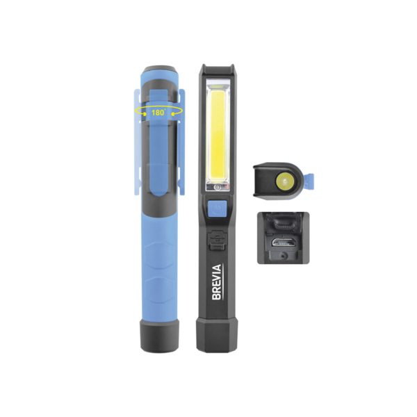 Ліхтар інспекційний Brevia LED Pen Light 2W COB+1W LED 150lm 900mAh microUSB - Зображення 3