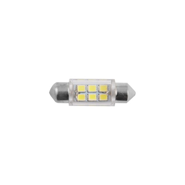 LED автолампа Solar 12V SV8.5 T11x36mm 6smd 3528 white, 2шт - Зображення 2