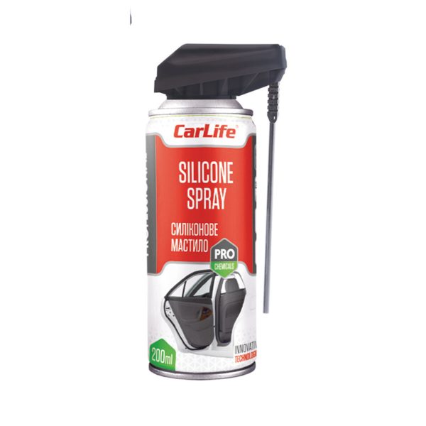 Змазка силіконова CarLife Silicone Spray Professional, 200мл