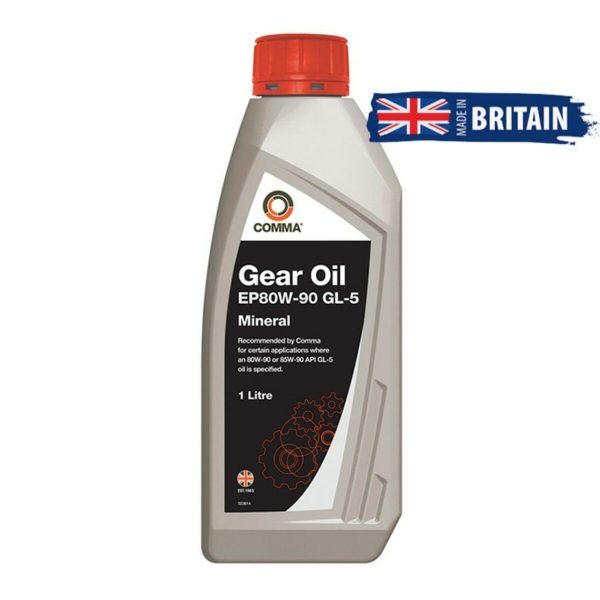 Трансмісійне масло Comma GEAR OIL EP80W-90 GL5 1л