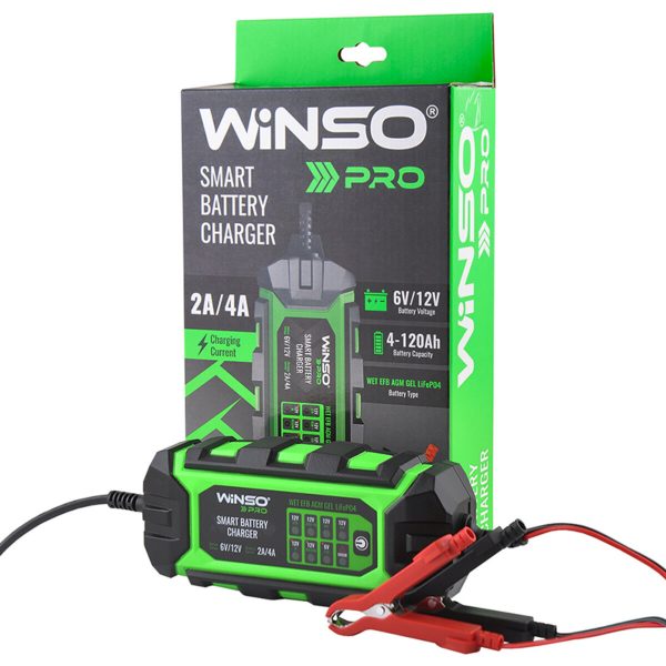 Зарядний пристрій АКБ Winso Pro 6/12V, 4A 8LEDs - Зображення 4