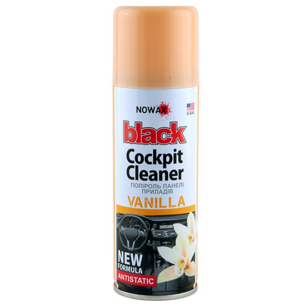 Поліроль для панелі приладів Nowax Cockpit Cleaner Spray Ваніль, 200мл