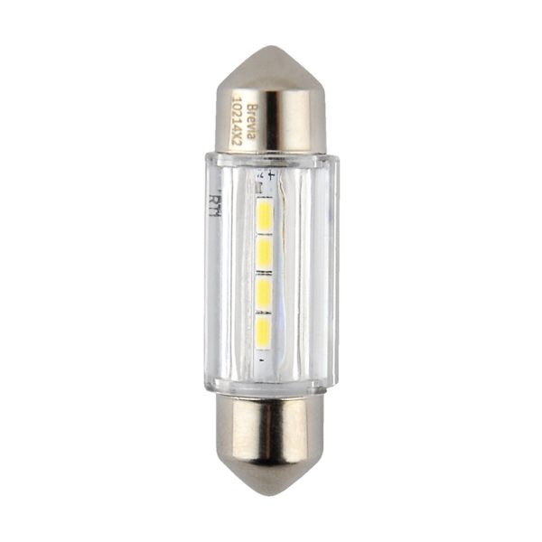 LED автолампа Brevia S-Power C5W (C10W) T11x36 180Lm 4x2835SMD 12V CANbus, 2шт - Зображення 2