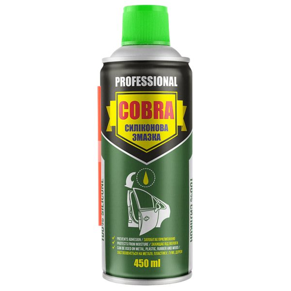 Змазка силіконова Nowax Silicone Spray Cobra, 450мл