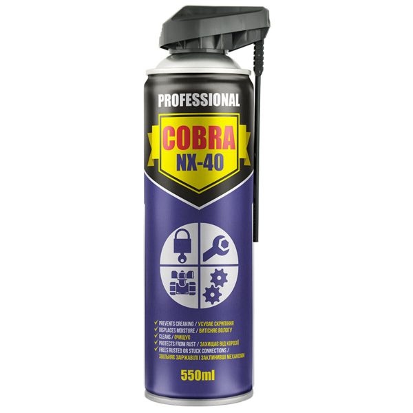 Змазка багатофункціональна Nowax NX-40 Multifunctional Lubricant Professional Cobra, 550мл