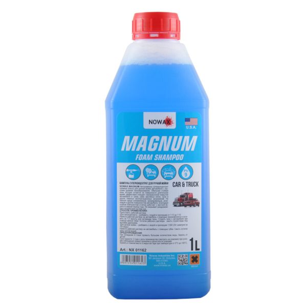 Шампунь Nowax Magnum Foam Shampoo суперконцентрат для ручної мийки, 1л