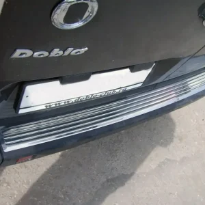 Накладка на задній бампер Fiat Doblo 2005-2010 Omsa Line