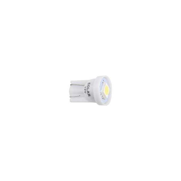 LED автолампа Solar 12V T10 W2.1x9.5d 1smd 5050 white, 2шт - Зображення 2