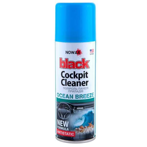 Поліроль для панелі приладів Nowax Cockpit Cleaner Spray Океан, 200мл