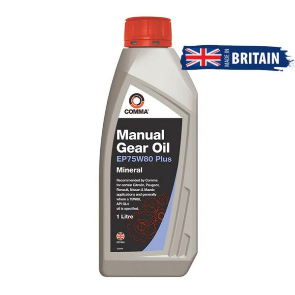 Трансмісійне масло Comma GEAR OIL EP75W-80 PLUS 1л