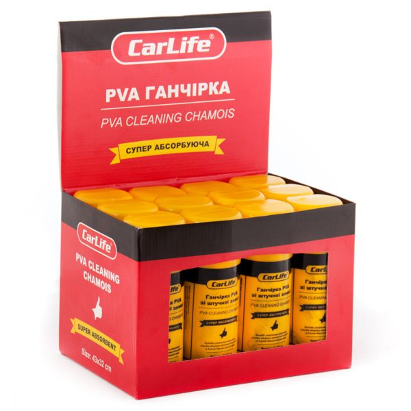 Ганчірка PVA в тубі CarLife, 43×32см - Зображення 3