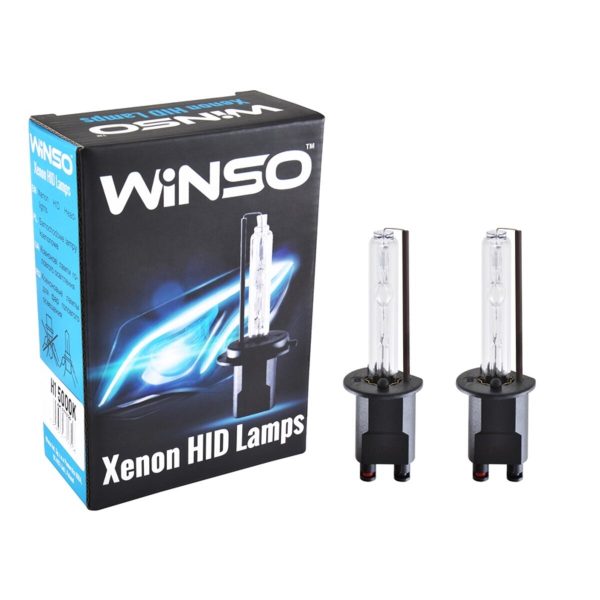 Ксенонова лампа Winso H1 5000K, 85V, 35W P14.5s KET, 2шт