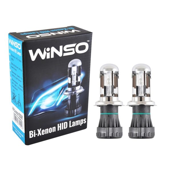 Біксенонова лампа Winso H4 bi-xenon 5000K, 85V, 35W P43t-38 KET, 2шт - Зображення 2