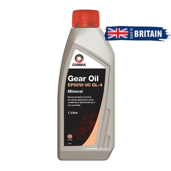 Трансмісійне масло Comma GEAR OIL EP80W-90 GL4 1л