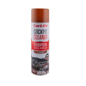 Поліроль для панелі приладів CarLife Cockpit Cleaner Кава, 500мл