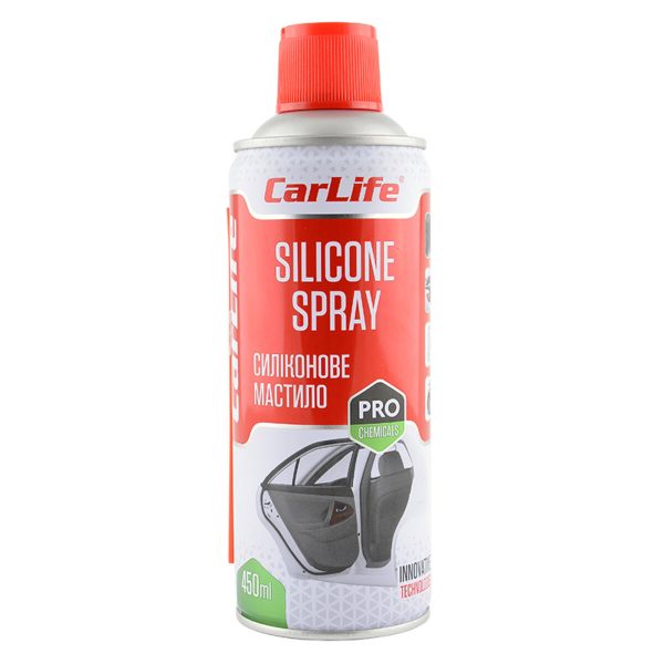 Змазка силіконова CarLife Silicone Spray, 450мл