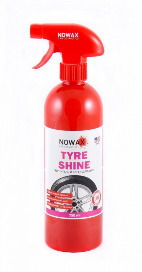 Чорнитель і блиск для шин Nowax Tyre Shine, 750мл