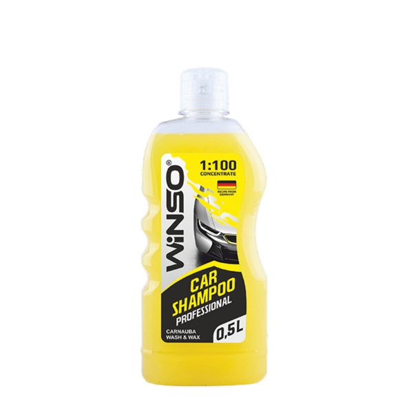 Автошампунь Winso концентрат Car Shampoo Carnauba Wash&Wax, 0,5л