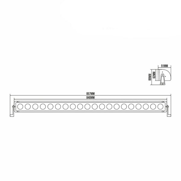 Автолампа світлодіодна BELAUTO CREE Combo LED (20*10w) - Зображення 2