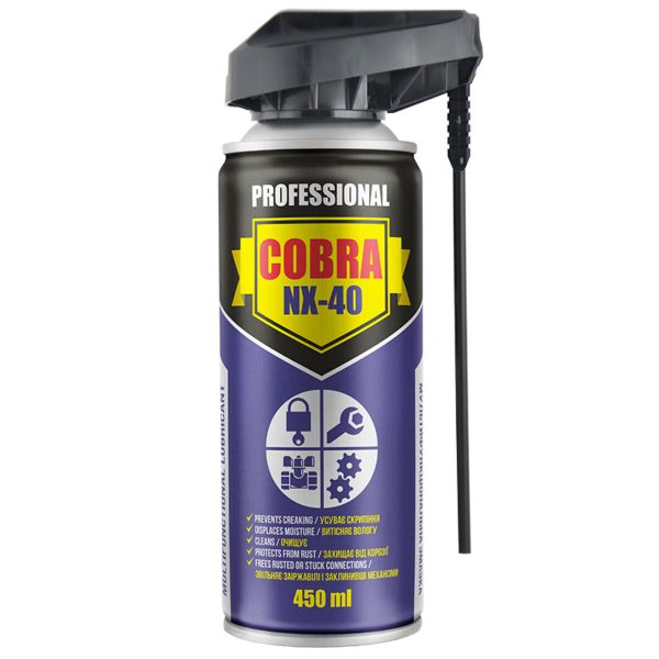 Змазка багатофункціональна Nowax NX-40 Multifunctional Lubricant Professional Cobra, 450мл