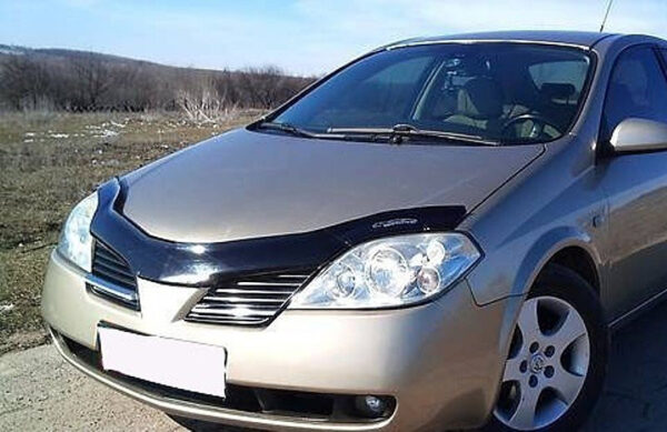 Дефлектор капоту на Nissan Primera (P12) з 2001 року VIP Tuning