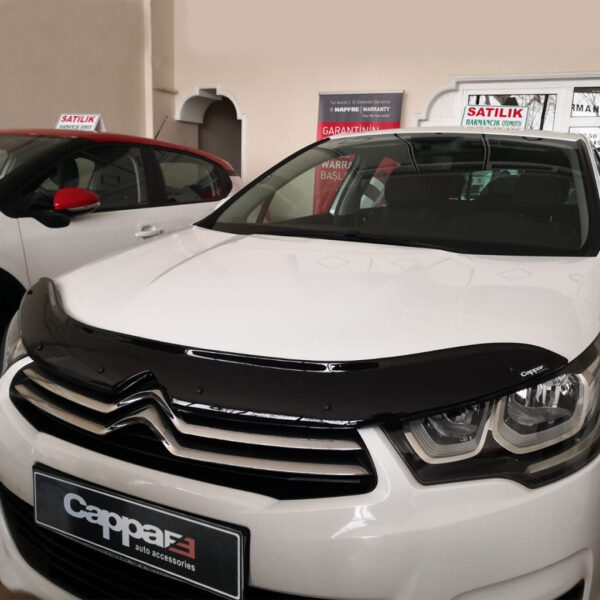 Дефлектор капота Citroen C-4 2010-2018 (Eurocap)