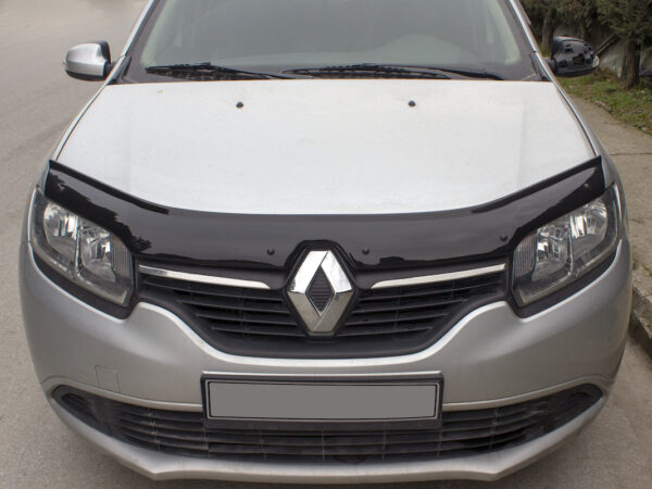 Дефлектор капоту Renault Sandero 2013-2022 (EuroCap)