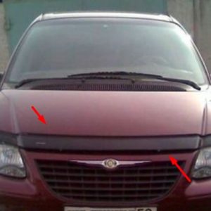 Дефлектор капоту на Chrysler Voyager IV 2001-2008 VIP Tuning