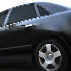 Нижні молдинги скла (6 шт., нерж) Audi A4 B7 2004-2008 рр.
