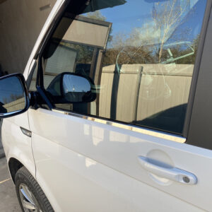 Окантовка вікон (2 шт., нерж) Volkswagen T6 2015↗, 2019↗ рр.