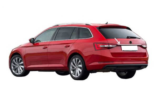 Планка над номером (нерж) Skoda Superb з 2016 року SW