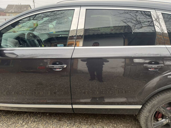 Молдинги дверних стійок (нерж.) Audi Q7 2005-2015 рр.