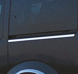 Молдинг під зсувні двері (нерж.) 1 двері, Максі база Ford Connect 2006-2009 рр.