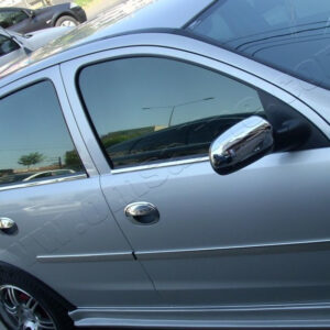 Молдинг дверний (4 шт, нерж.) Opel Corsa C 2000↗ рр.