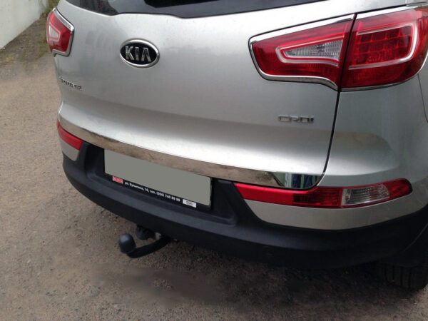Кромка багажника (нерж.) Carmos - Турецька сталь Kia Sportage 2010-2015 рр.
