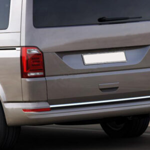 Кромка багажника (нерж) OmsaLine - Італійська нержавійка Volkswagen T6 2015↗, 2019↗ рр.