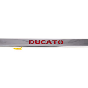 Планка над номером LED (нерж.) Синя підсвітка Fiat Ducato 2006↗ та 2014↗ рр.