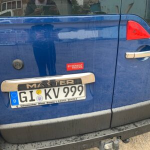 Планка над номером (нерж.) Nissan NV400 2010↗ рр.