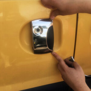 Накладки на ручки (нерж.) Дві передніх дві зсувних Renault Kangoo 1998-2008
