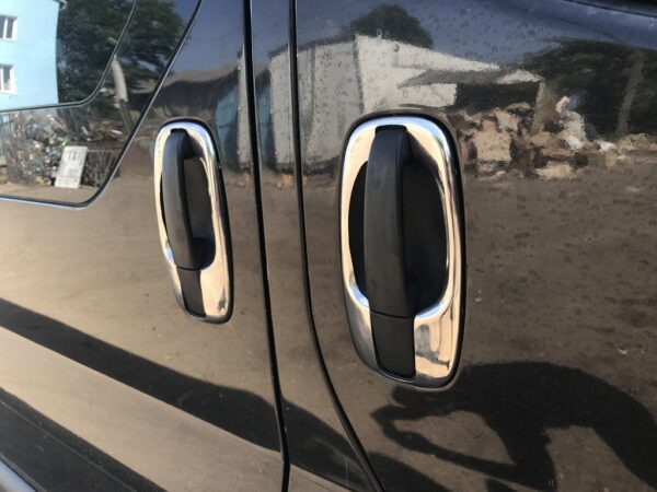 Обведення ручок (4 шт, нерж) Opel Vivaro 2001-2015 рр.