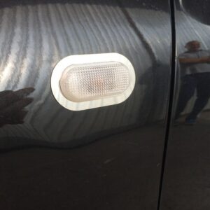 Обведення поворотника (2 шт., Нерж) Renault Duster 2008-2017 рр.