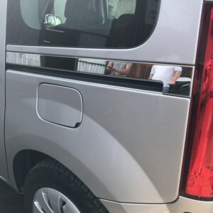 Молдинг під зсувну двері (2 шт., нерж.) Renault Kangoo 2008-2020 рр.