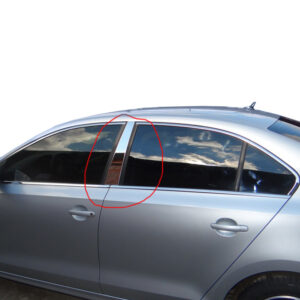 Молдинг дверних стійок (нерж) Volkswagen Jetta 2011-2018 рр.