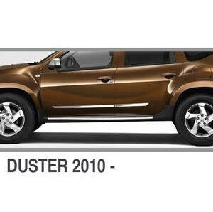 Молдинг дверний (4 шт., нерж.) Dacia Duster 2008-2018 рр.