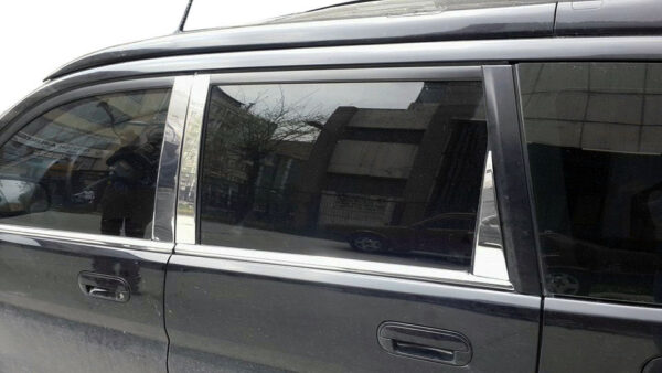 Молдинг дверних стійок (нерж) Honda HR-V 1998-2006 рр.