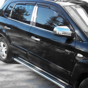 Накладки на стійки (нерж) Hyundai Tucson JM 2004↗ рр.